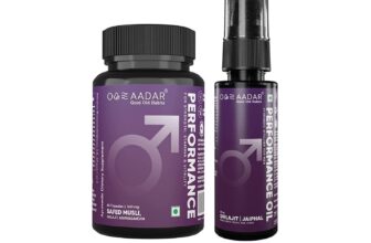 Aadar Performance Oil & Capsule Combo Pack Energy Boost60 Capsules and 30ml Oil