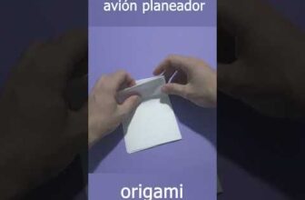 Avión de papel Planeador | Avión de papel #avión #planeador #tutorial #origami #shorts