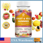 60 Veggie Fruit Gummies Vitamins & Minerals VEGGIES & FRUIT Dietary Supplements