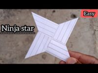 How to make a paper Ninja Star | Origami – Paper Ninja Star | Paper ka ninja star kaise banaen |