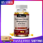 Calcium Citrate Magnesium Zinc & Vitamin D3 For Strong Bone, Immune Health