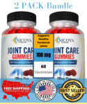 Joint Care Gummies, Premium Joint Pain Relief & Support -With Glucosamine 2 Pack