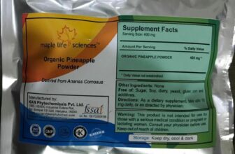 ORGANIC Pineapple Powder Ananas Comosus Digestion Eye Health Bone Strength