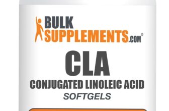 BulkSupplements CLA 300 Softgels – Conjugated Linoleic Acid – 2000mg Per Serving