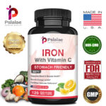 Iron (as Carbonyl Iron) 65mg – with Vitamin C – Promote Hemoglobin Production