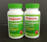 120 Walgreens Cranberry 500mg Standardized Extract Tablets, Urinary Tract, 07/25