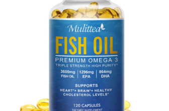 120Pills Omega 3 Fish Oil Capsules 3x Strength EPA & DHA, Highest Potency 3600mg