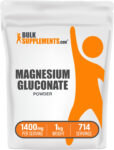 BulkSupplements Magnesium Gluconate – Digestion Support – 1400 mg Per Serving