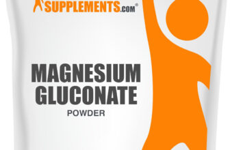 BulkSupplements Magnesium Gluconate – Digestion Support – 1400 mg Per Serving