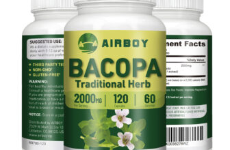 Bacopa Monnieri 2000mg – Brain Health & Memory Booster,Focus,Nootropic,Cognitive