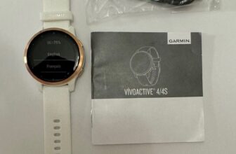 Garmin vívoactive 4S Smartwatch White/Rose Gold Stainless Steel GPS Fit (No Box)