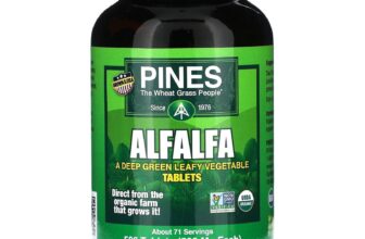 Alfalfa, 500 mg, 500 Tablets