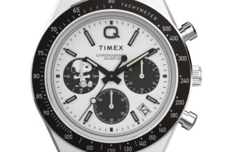 Timex Black Mens Chronograph Watch X Peanuts Snoopy TW2W68900