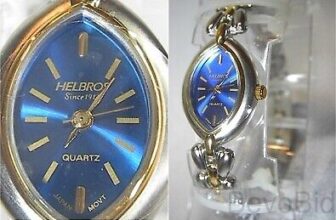 Watch – Helbros Ladies Blue Dial – Oval Quartz