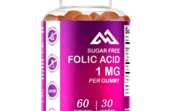 Vitamin folate 60 gummies 1000 micrograms (1 mg) Vitamin B9