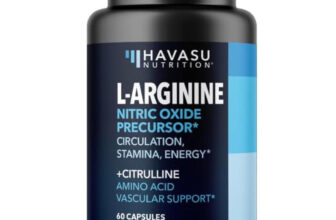 Havasu L-Arginin/L- Citrulline Complex | Nitric Oxide Supplement | 60 Capsules