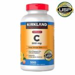 Kirkland Signature Vitamin C 500 mg.,500 Chewable Tangy Orange Tabs EXP-09/2026