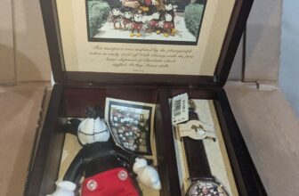 Stuffed Mickey Dolls Watch – with presentation case and Stuffed Doll- Ltd Ed.