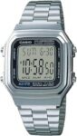 Casio Men’s A178WA-1A Illuminator Stainless Steel Watch