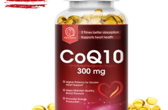 COQ 10 Coenzyme Q-10 300mg Heart Health Support, Increase Energy & Stamina