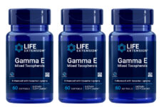 Gamma E Mixed Tocopherols 3X60 Softgels Life Extension Antioxidant Protection