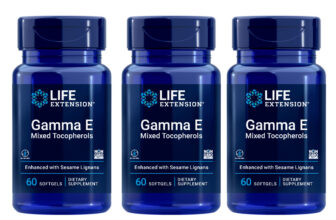 Gamma E Mixed Tocopherols 3X60 Softgels Life Extension Antioxidant Protection