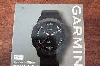 Garmin fēnix 6X Sapphire GPS Watch – Black (010-02157-10)