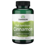 Swanson Full Spectrum Cinnamon Bark Capsules, 375 mg, 180 Count