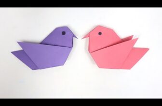 How to Make an Easy Origami Bird – DIY Paper Bird Tutorial