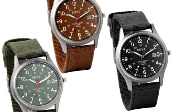 INFANTRY Men’s Military Army Sports Quartz Date Display Wrist Watch Nylon Strap