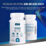 Vitamin K2+D3-K2+D3 contains pepper extract and calcium in 60 capsules