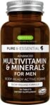 Men’s Multivitamin, Methylated B-Vitamins, Clean Label & Vegan, High Strength Fo