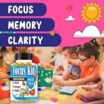 Kids Brain Booster Focus Booster, Omega+DHA Gummies, Memory & Mental Clarity