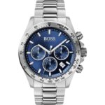 HUGO BOSS HB1513755 MEN’S HERO SPORT LUX BLUE SILVER WATCH – NEW WITH WARRANTY