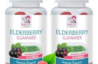 Elderberry burst – ELDERBERRY GUMMIES – Easy energy 2 Bottles 120 Gummies