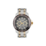 Rocawear Men’s Two Tone Metal Bracelet Watch 50mm