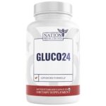 Nation Health MD GLUCO24 Advanced Glucose Support for Optimal Sugar Regulation