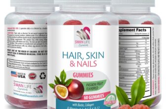 Balanced complexion – HAIR, SKIN & NAILS – Glossy hair 1 Bottle 60 Gummies