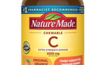 Nature Made Extra Strength Dosage Chewable Vitamin C 1000mg/90tabs Exp. 03/2025+