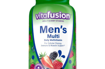 Vitafusion Gummy Vitamins for Men, Berry Flavored Daily Multivitamins for Men, 1