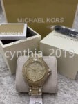 Michael Kors MK5720 Camille Gold Crystal Encrusted Stainless Steel Women’s Watch