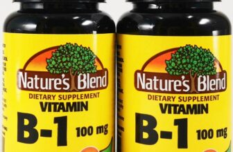 Nature’s Blend Vitamin B-1 Supplement 100mg 100Tablets (pack of 2) -EXP:08/2025