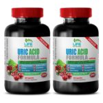 Kidney Support Vitamins – Uric Acid Formula 1430mg – detox 2 Bottle 120 Capsules