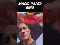 😲How to make MAGIC Paper Ring | Easy Origami Tutorial