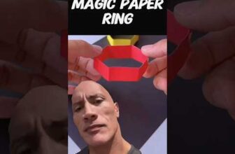 😲How to make MAGIC Paper Ring | Easy Origami Tutorial