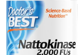 Doctor’s Best Nattokinase – 2, 000 FU of Enzyme, Supports Heart Health & & Blood