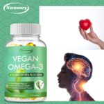 120pcs Vegan Omega-3 Algae Oil Capsules 475mg – EPA, DHA – Heart & Joint Health