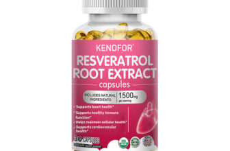 Resveratrol Capsules, Anti-Aging Antioxidants, Radiant Skin,Immune heart Support