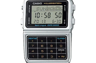 Men’s Casio Databank Telememo Calculator Watch DBC611-1D DBC-611-1D