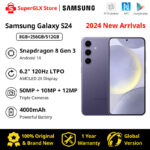 Samsung Galaxy S24 Snapdragon 8 Gen 3 6.2″ 120Hz AMOLED 2X Display 50MP Triple Camera Android14 Samsung S24 AI Smartphone 2024